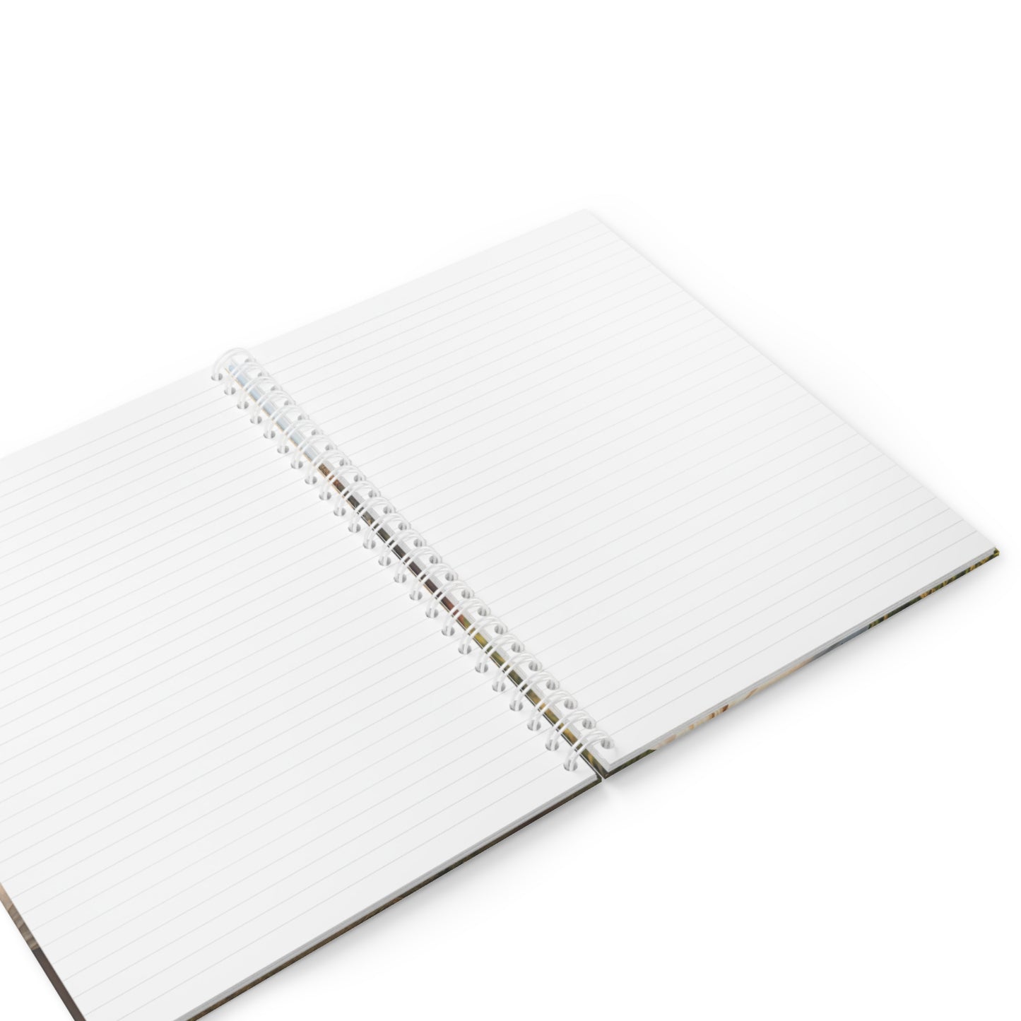 Spiral Notebook — Warrior Poetry Cover (Martial Artist with Temple)