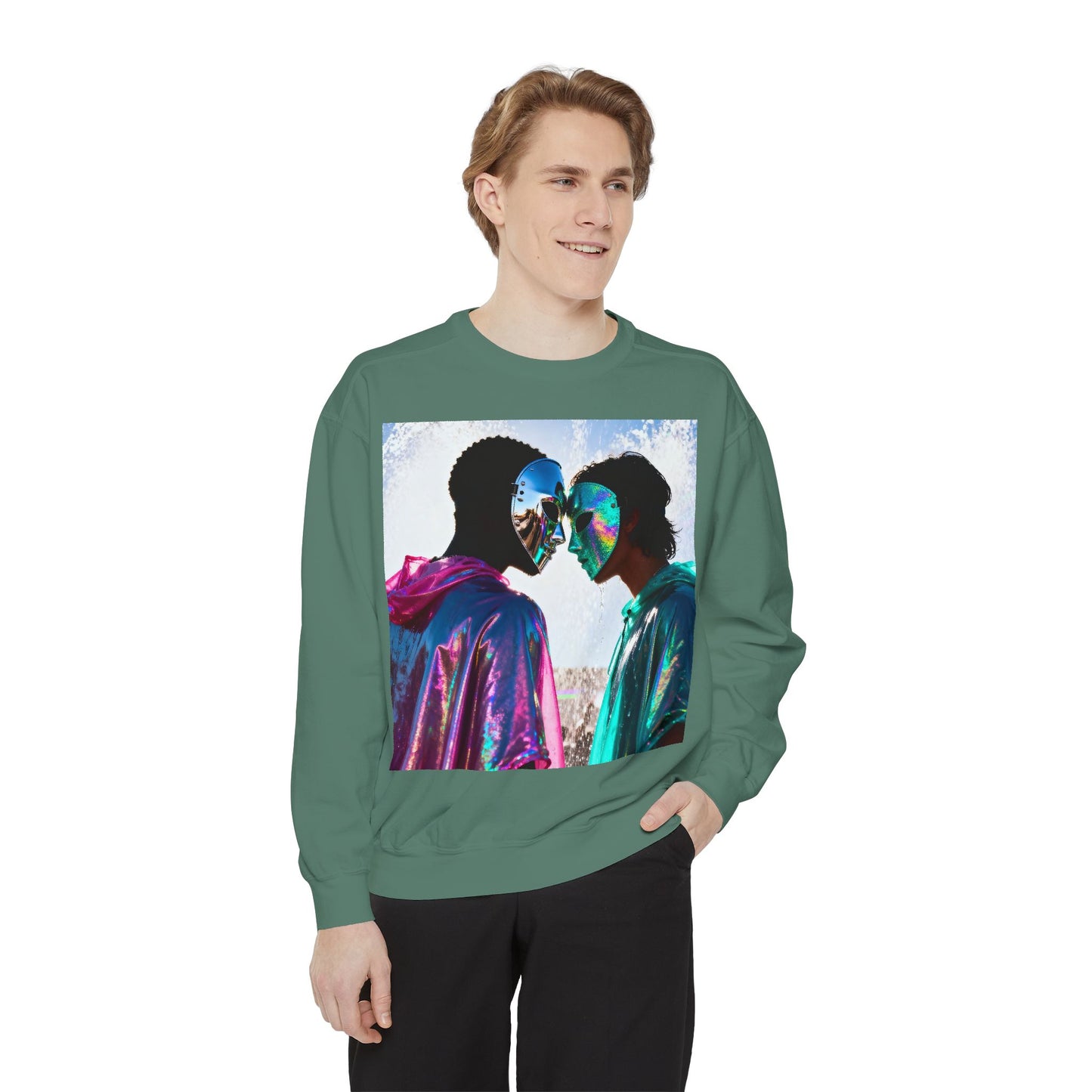 Cosmic Lovers Art Sweatshirt