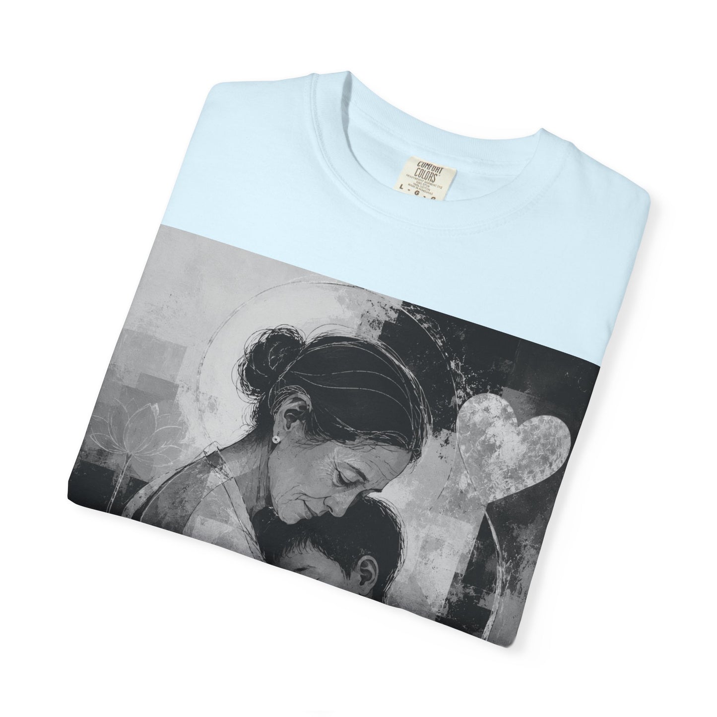 Mother's Day T-Shirt - Vintage Mother & Baby Portrait with "Happy Mother's Day"