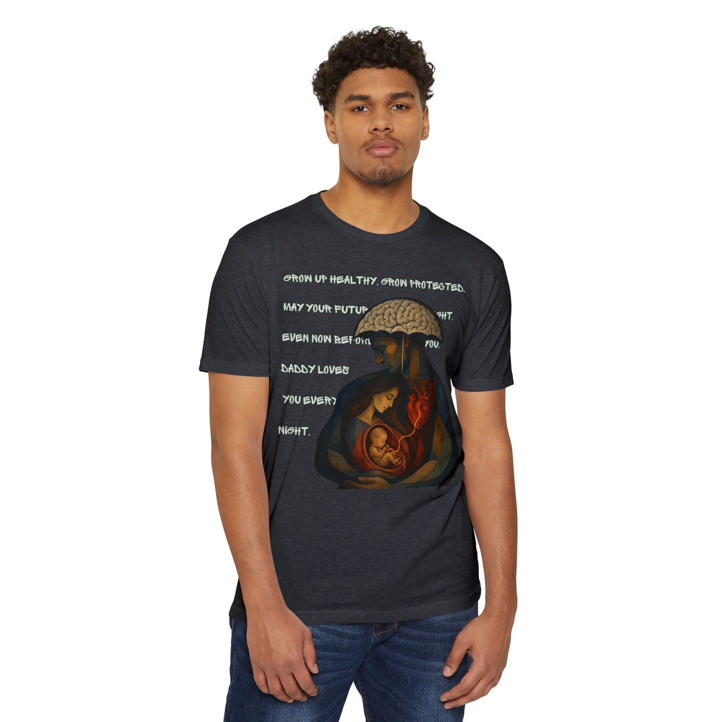 T-Shirt — Seven-Month Lullaby Modernism Painting and Lyrics