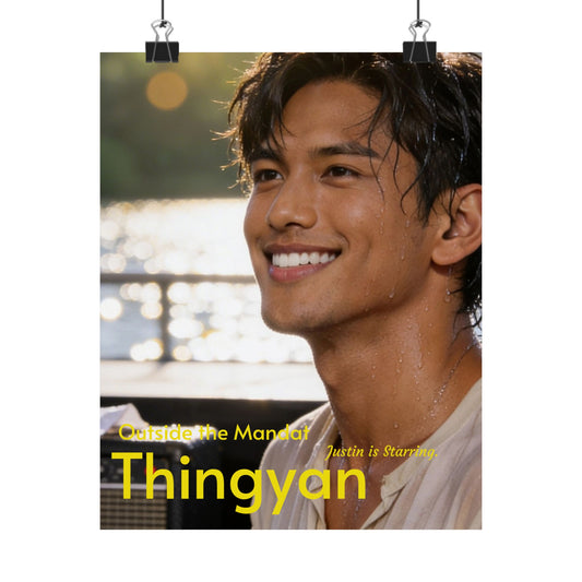 Thingyan Festival Portrait Poster — Matte Vertical Print