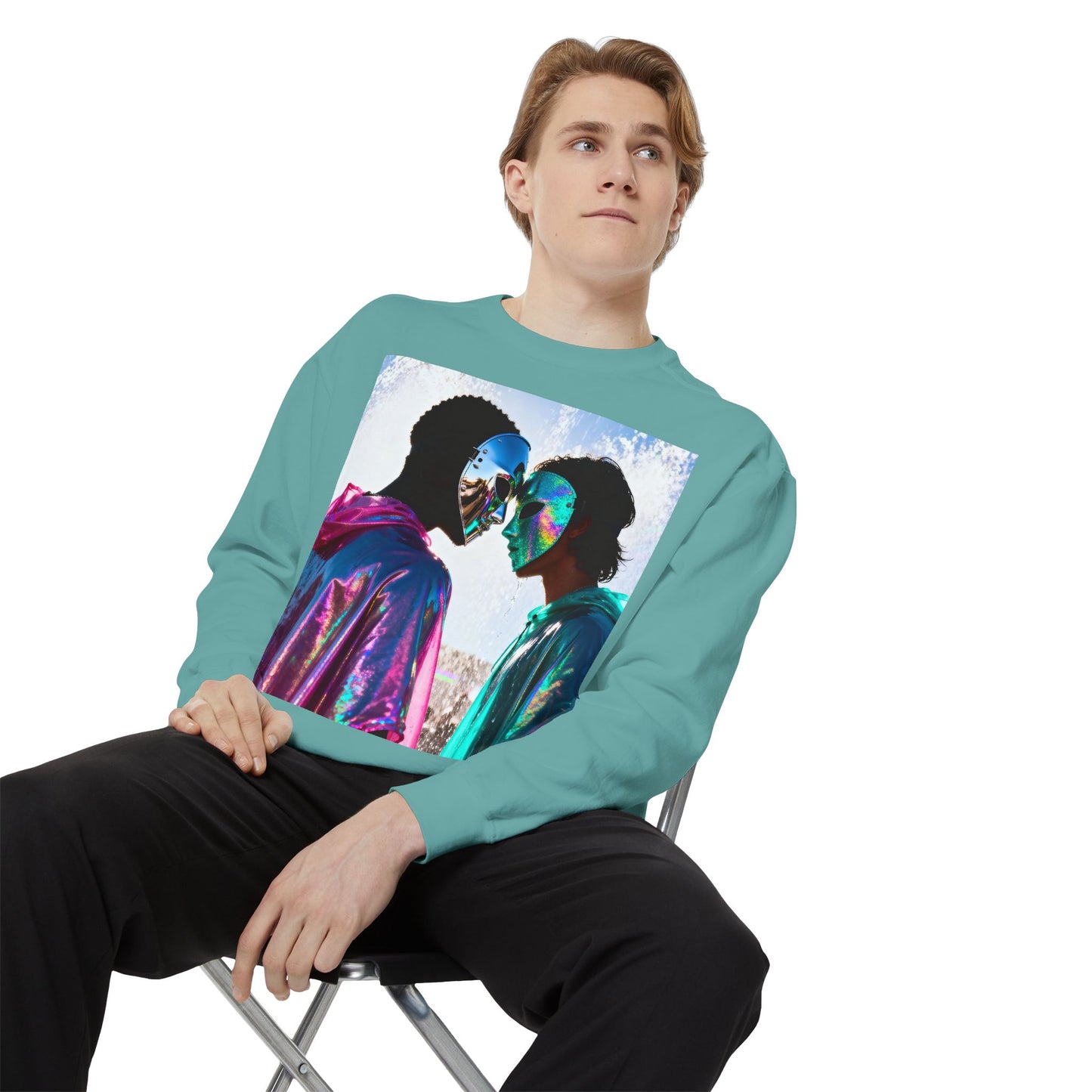 Cosmic Lovers Art Sweatshirt