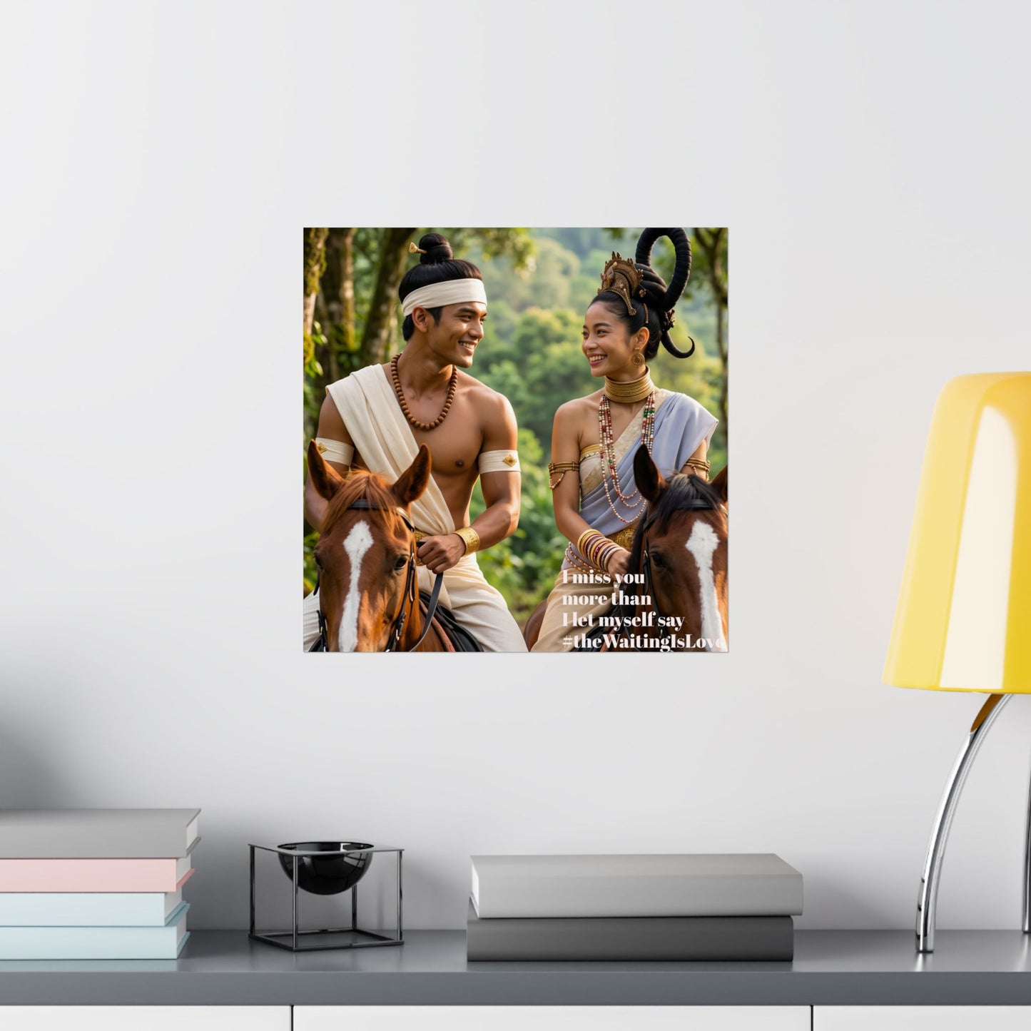 Romantic Historical Movie Matte Poster — “I miss you more than I let myself say”