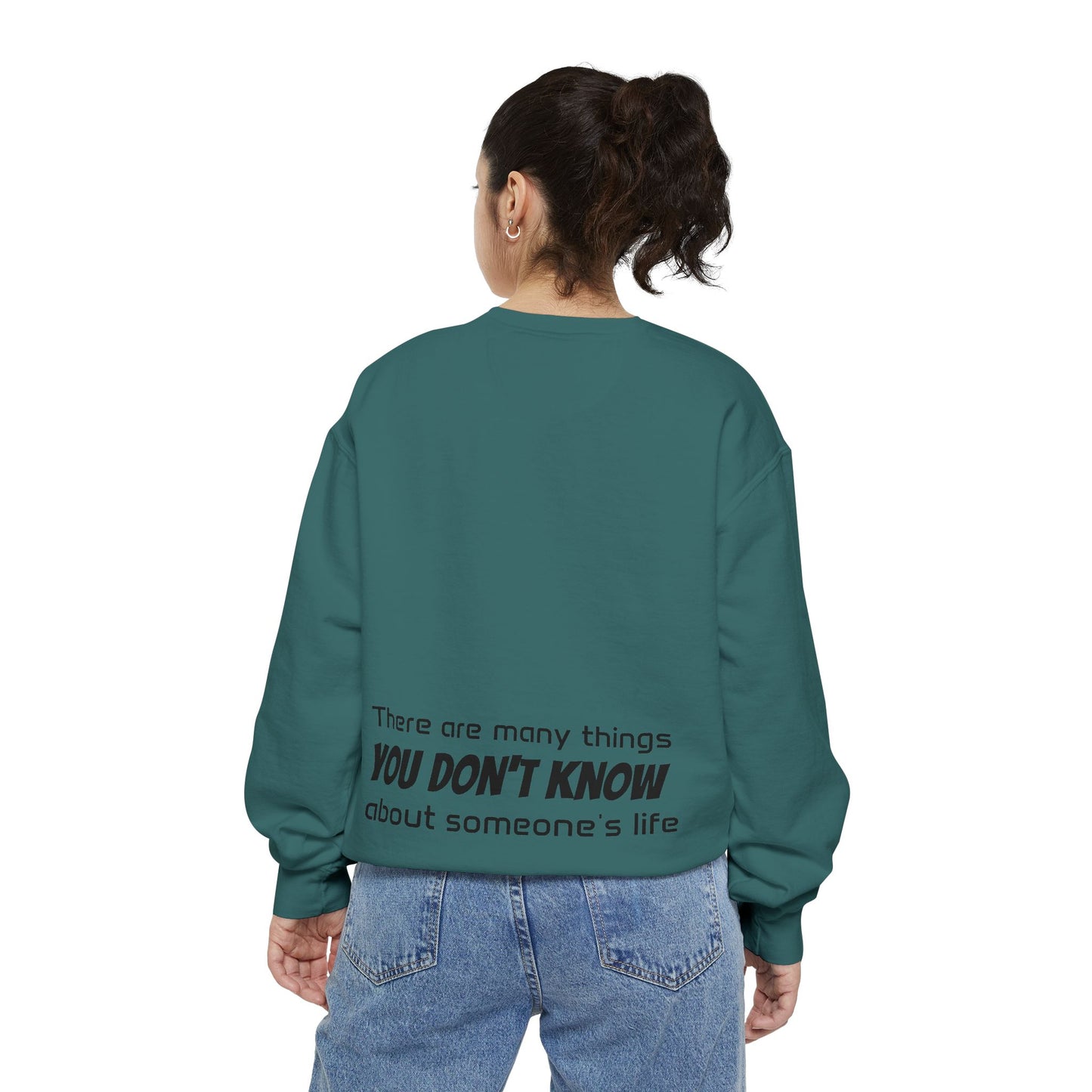 Unisex Garment-Dyed Sweatshirt (Burmese Python)