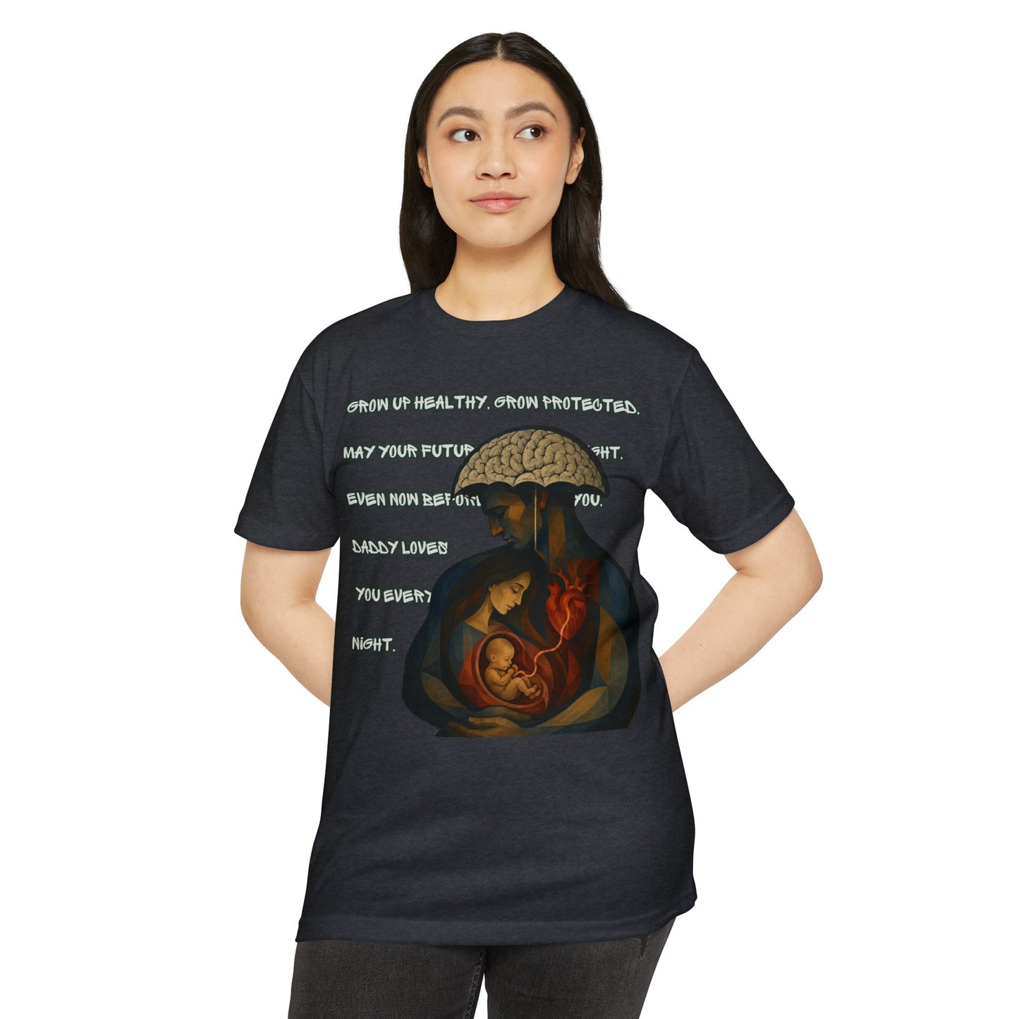 T-Shirt — Seven-Month Lullaby Modernism Painting and Lyrics